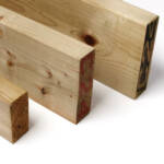 Treated Timber square clear