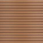 Oak Brown Composite Slatted Cladding Board