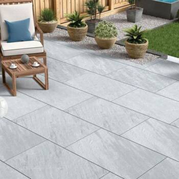 kandla grey porcelain paving slabs 900 x 600 x 20 mm 1631 p
