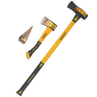 3 Pcs Wood Cutting &Amp; Splitting Set